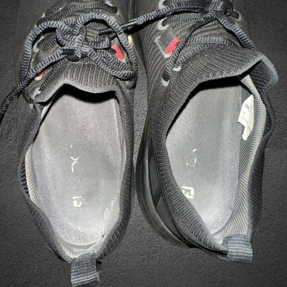 Footjoy Flex XP Mens Size 10M Golf Shoes Black Mesh Spikeless 56271 - Picture 7 of 11